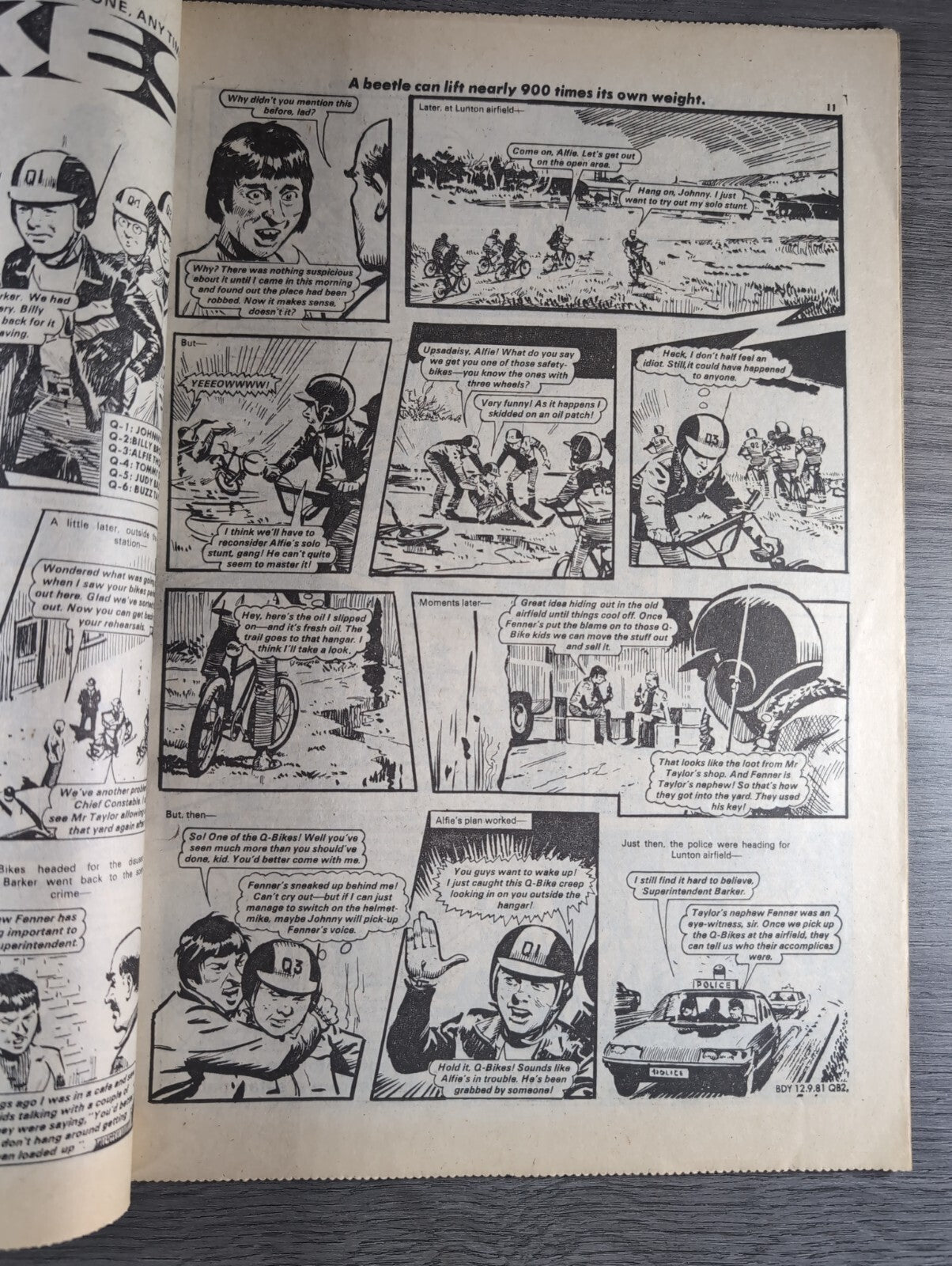 Buddy Comic Issue No 31 12th September 1981 Vintage Retro Comic