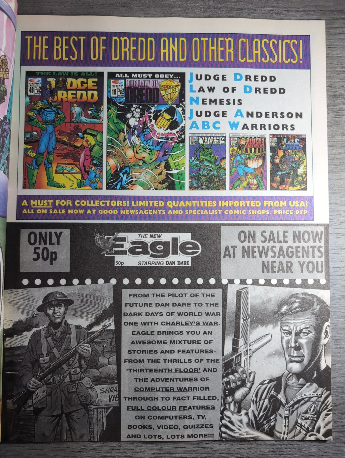 2000AD Prog 720 Featuring Judge Dredd Comic 2nd March 1991 Vintage Retro Comic