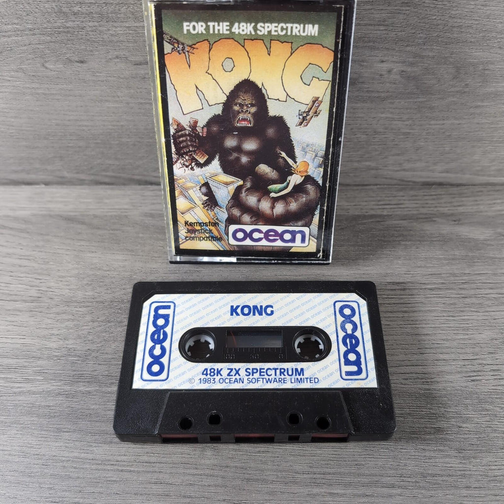 Kong ZX Spectrum 48K Game Tested & Working Vintage Video Game
