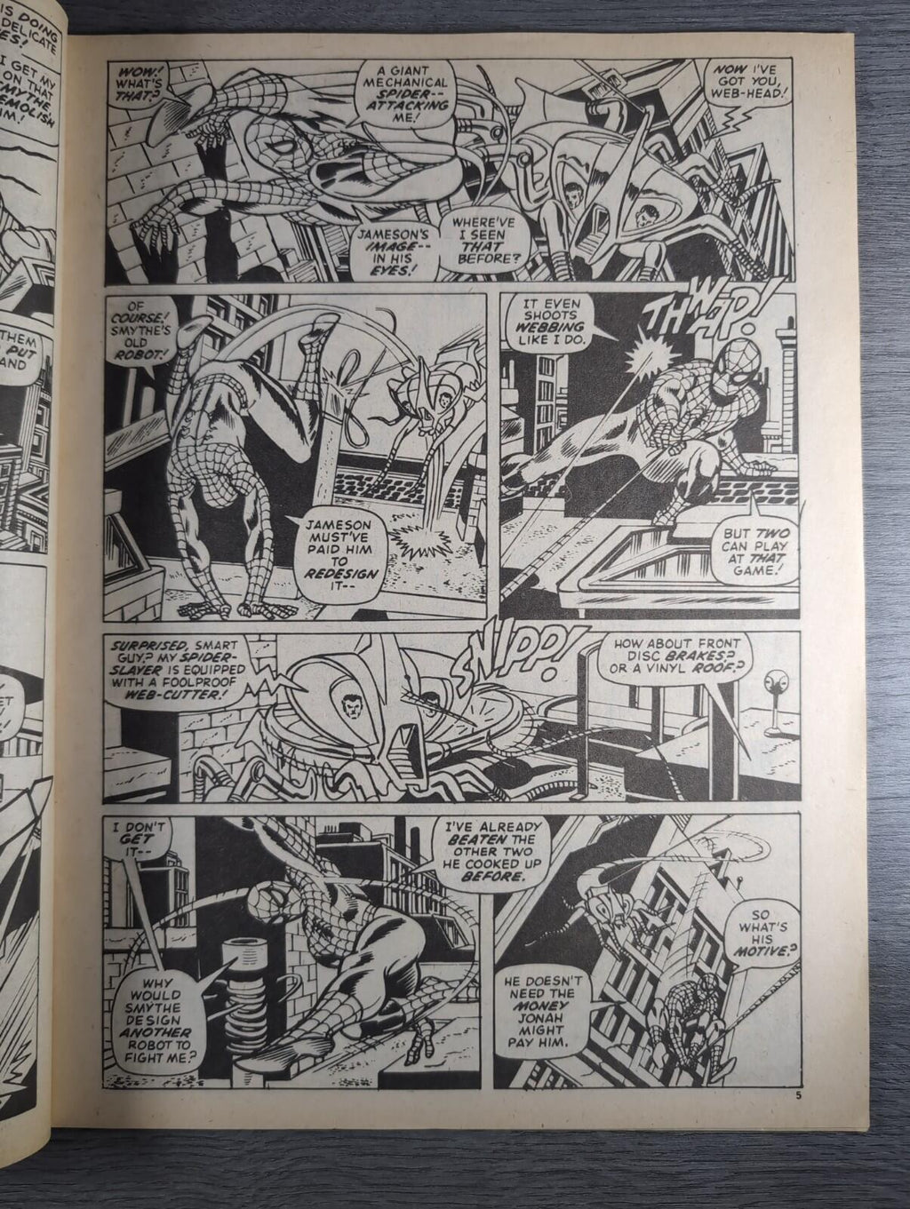 Spider-Man Comics Weekly No149 Marvel Comics UK 20th December 1975 Vintage Comic