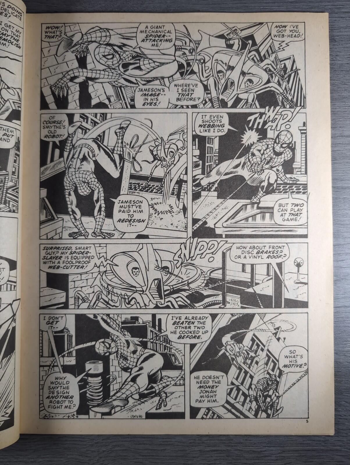 Spider-Man Comics Weekly No149 Marvel Comics UK 20th December 1975 Vintage Comic