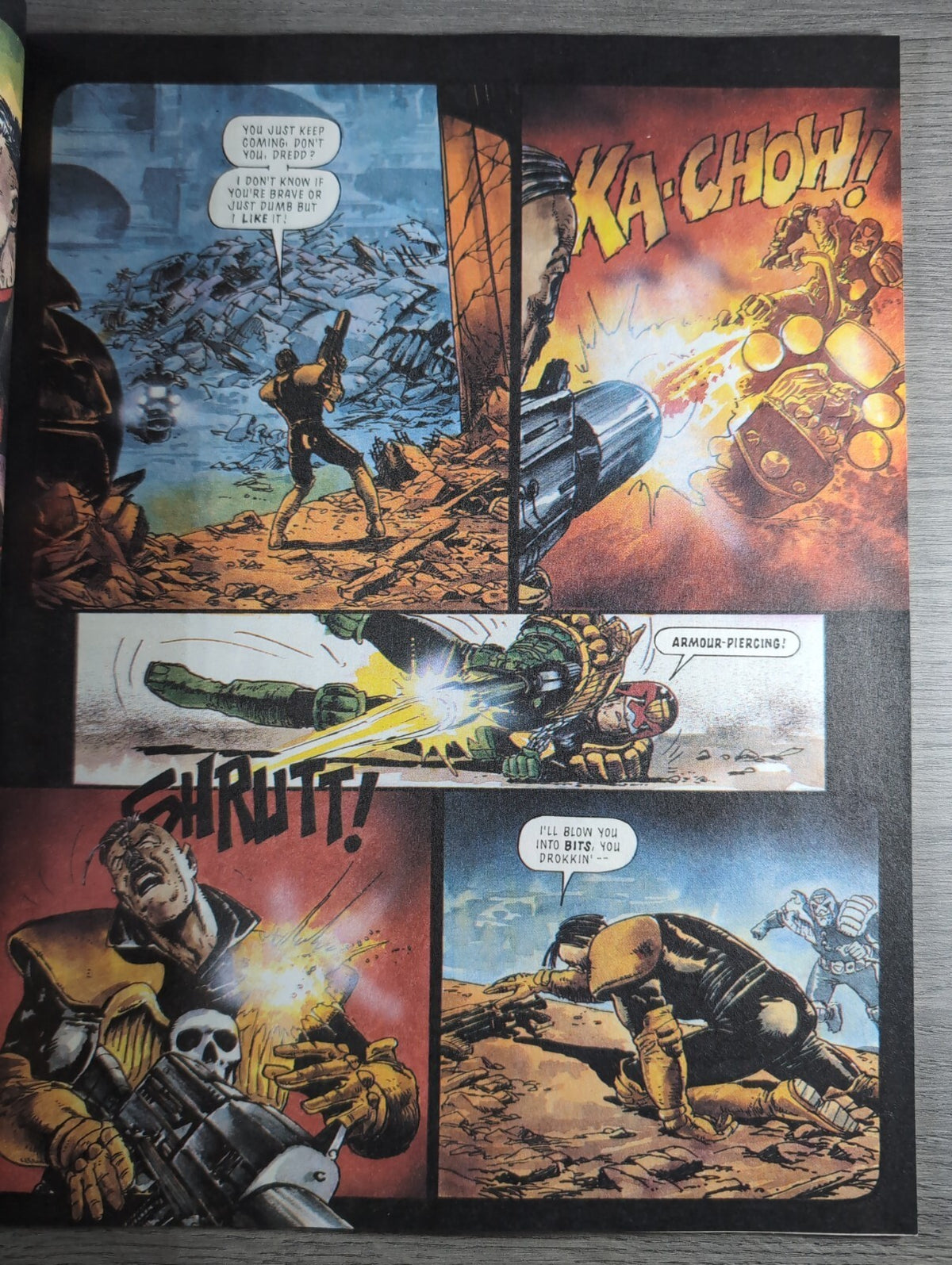 2000AD Prog 852 Featuring Judge Dredd Comic 11th Sept 1993 Vintage Retro Comic