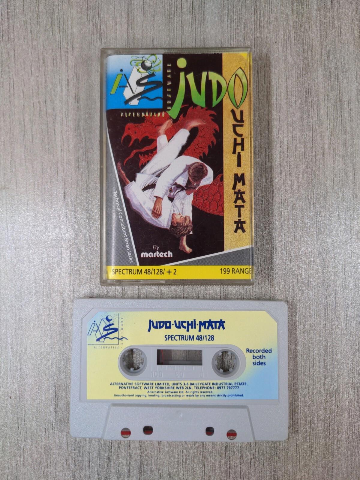Judo Uchi Mata ZX Spectrum 48K 128K Video Game Cassette Tested & Working