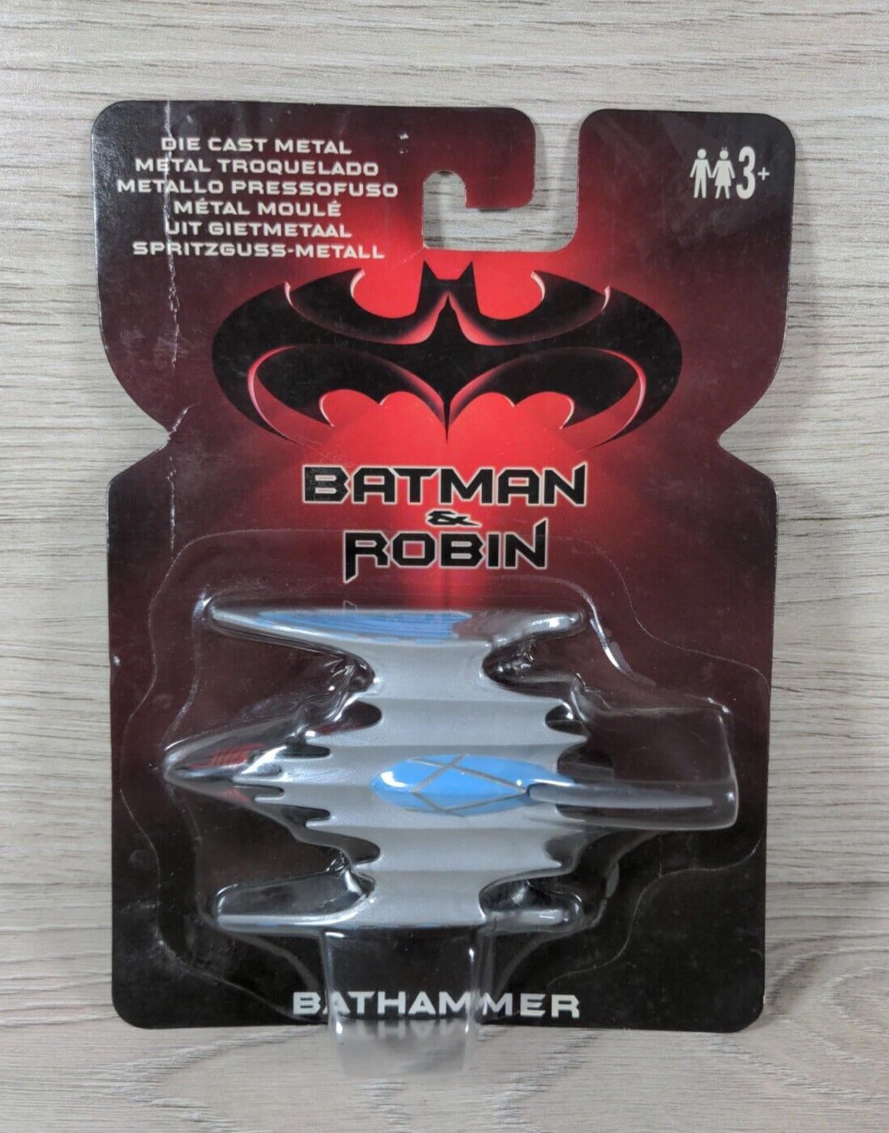 Batman & Robin Die-Cast Bathammer Kenner Vintage 1997 Unopened & Sealed On Card