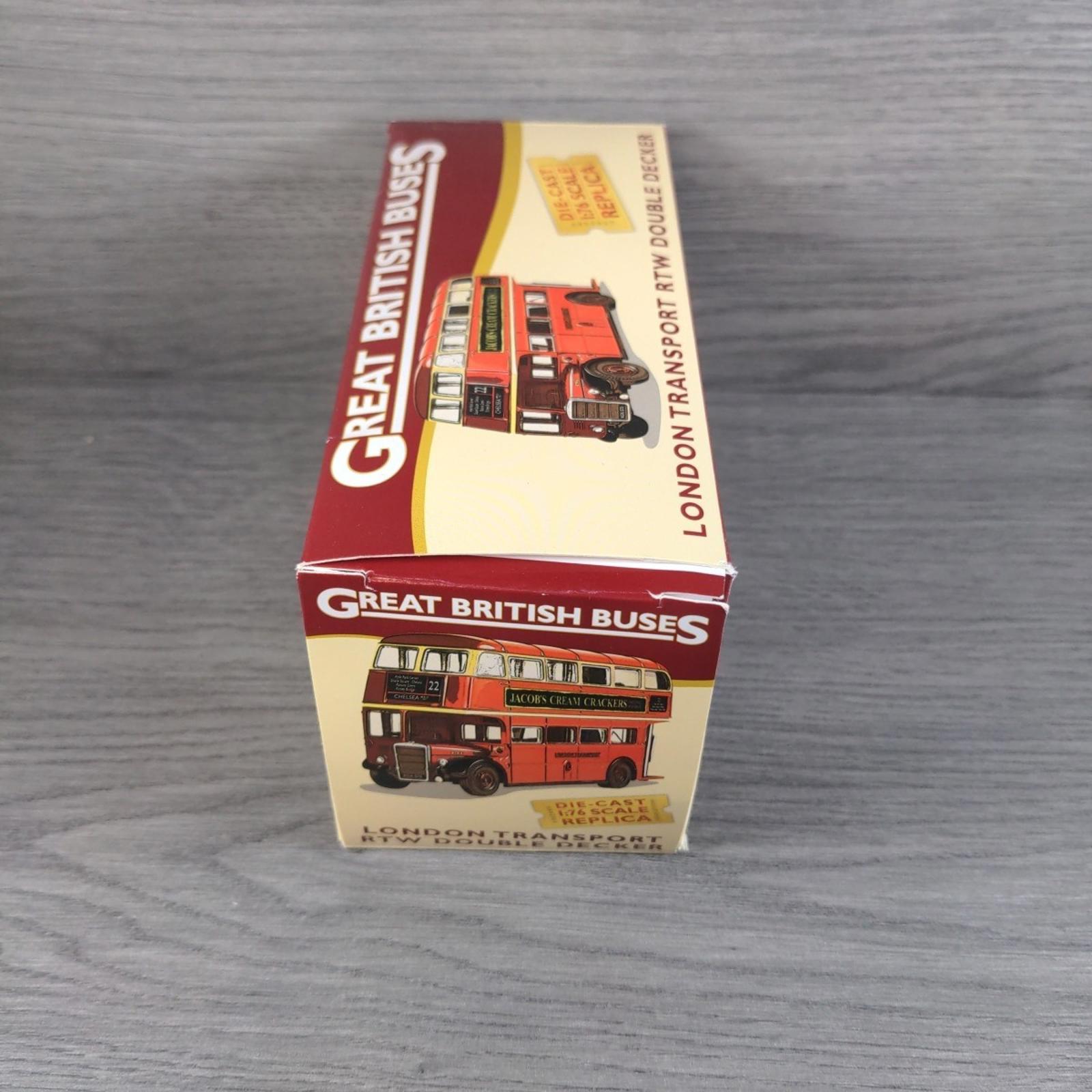 Atlas Editions London Transport RTW Double Decker Bus 1:76 Scale Die-Cast Model