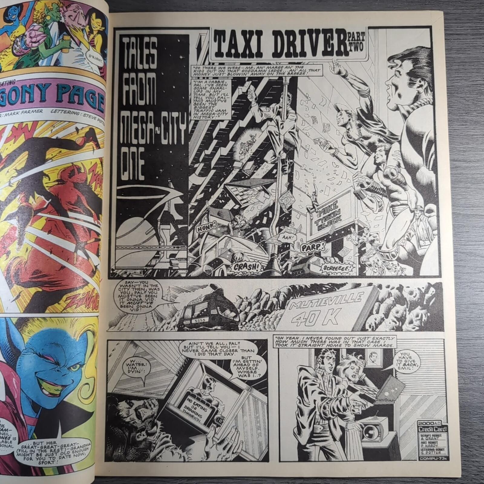 2000AD Prog 533 Featuring Judge Dredd 1st August 1987 Vintage Comic