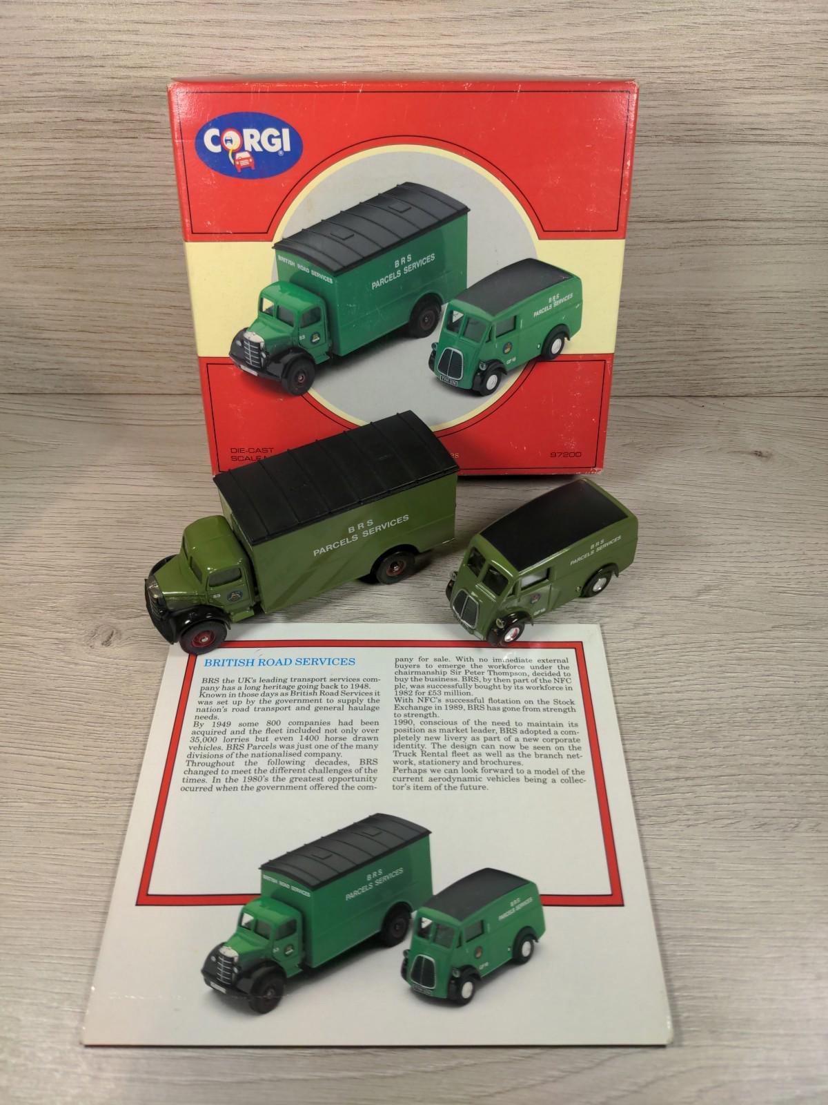 Corgi 97200 British Road Services Morris J Van Bedford Box Van Die-Cast Models