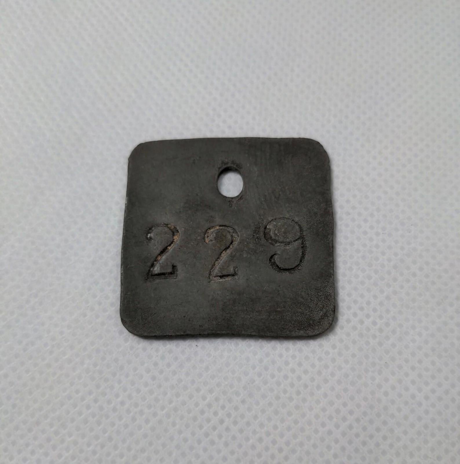 Smithywood Unit No 229 N.C.B. Miners Pit Check Token Tally