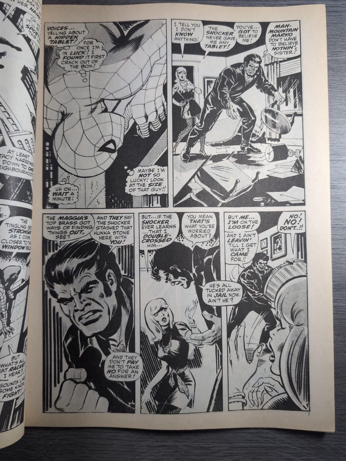 Spider-Man Comics Weekly No 86 Marvel Comics UK 5th October 1974 Vintage Comic