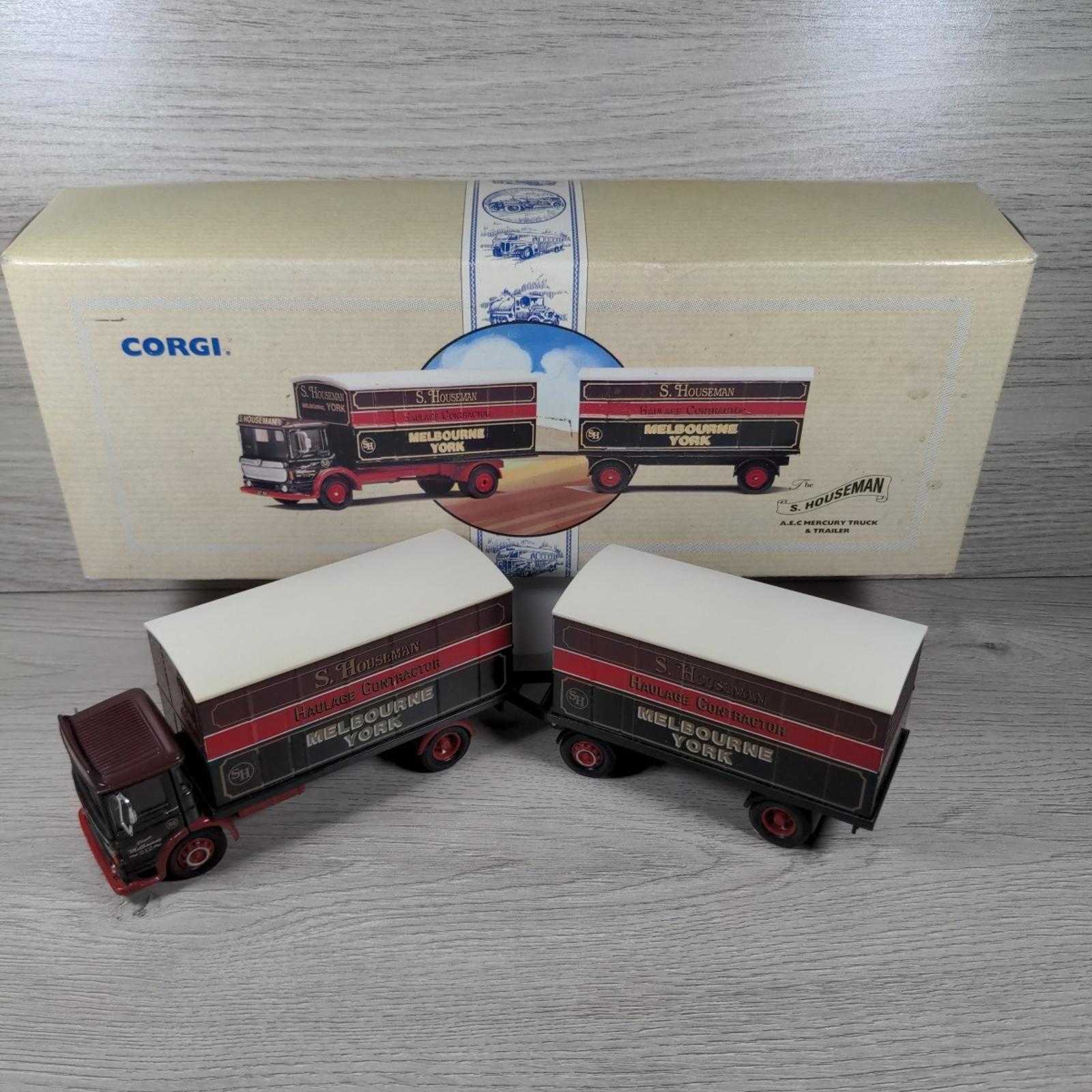 Corgi Classic Commercials The S Houseman AEC Mercury Truck & Trailer Die-Cast