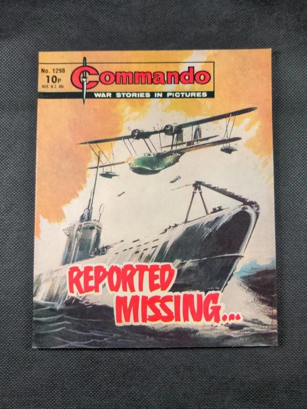 Commando Comic Issue Number 1298 Reported Missing