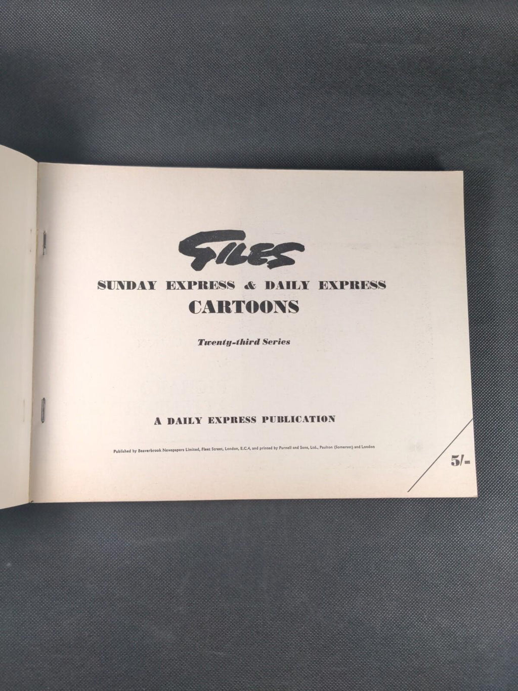 Giles Annual - 1969 - 23rd Series - Cartoon Book - Unclipped