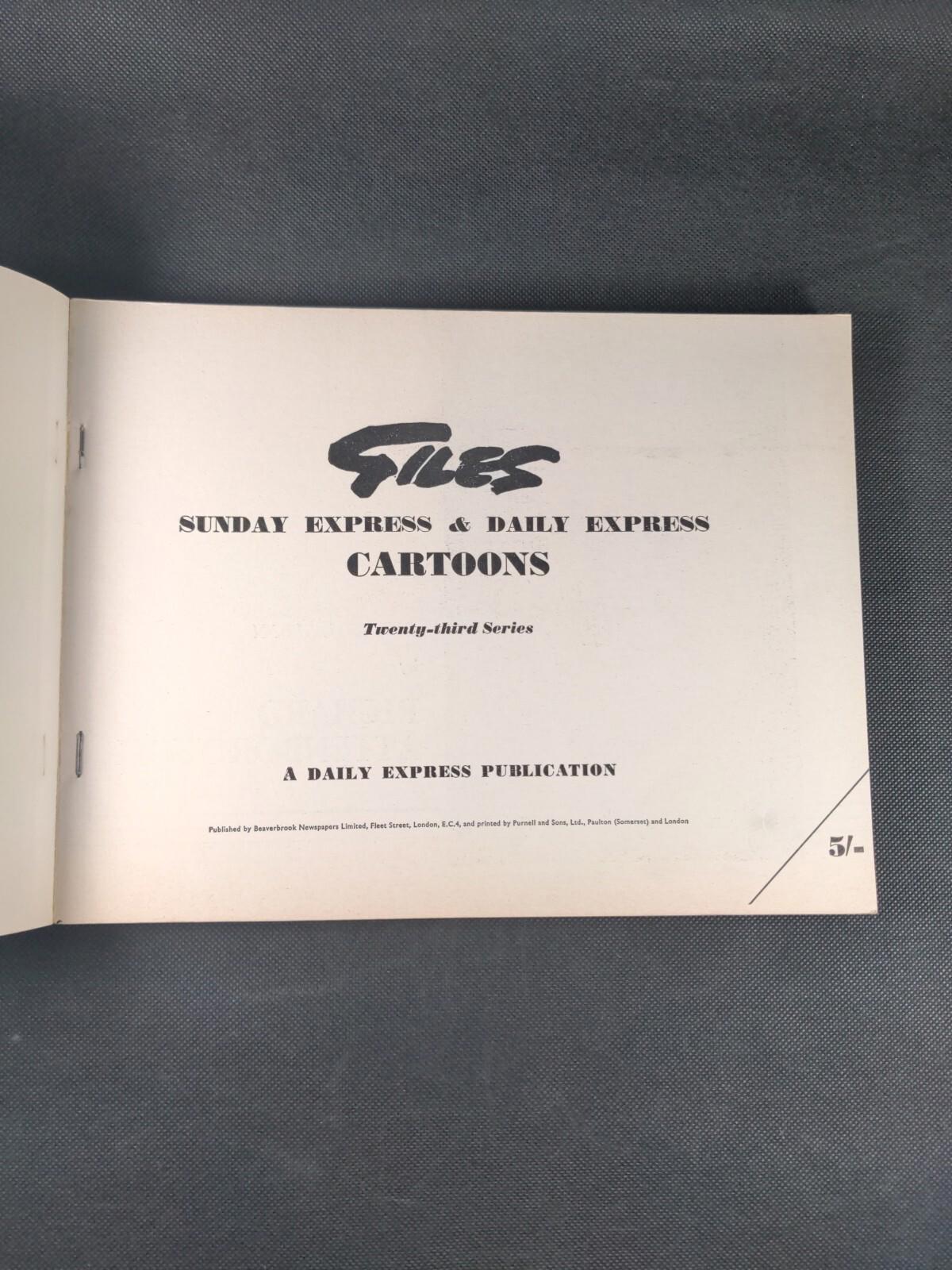 Giles Annual - 1969 - 23rd Series - Cartoon Book - Unclipped