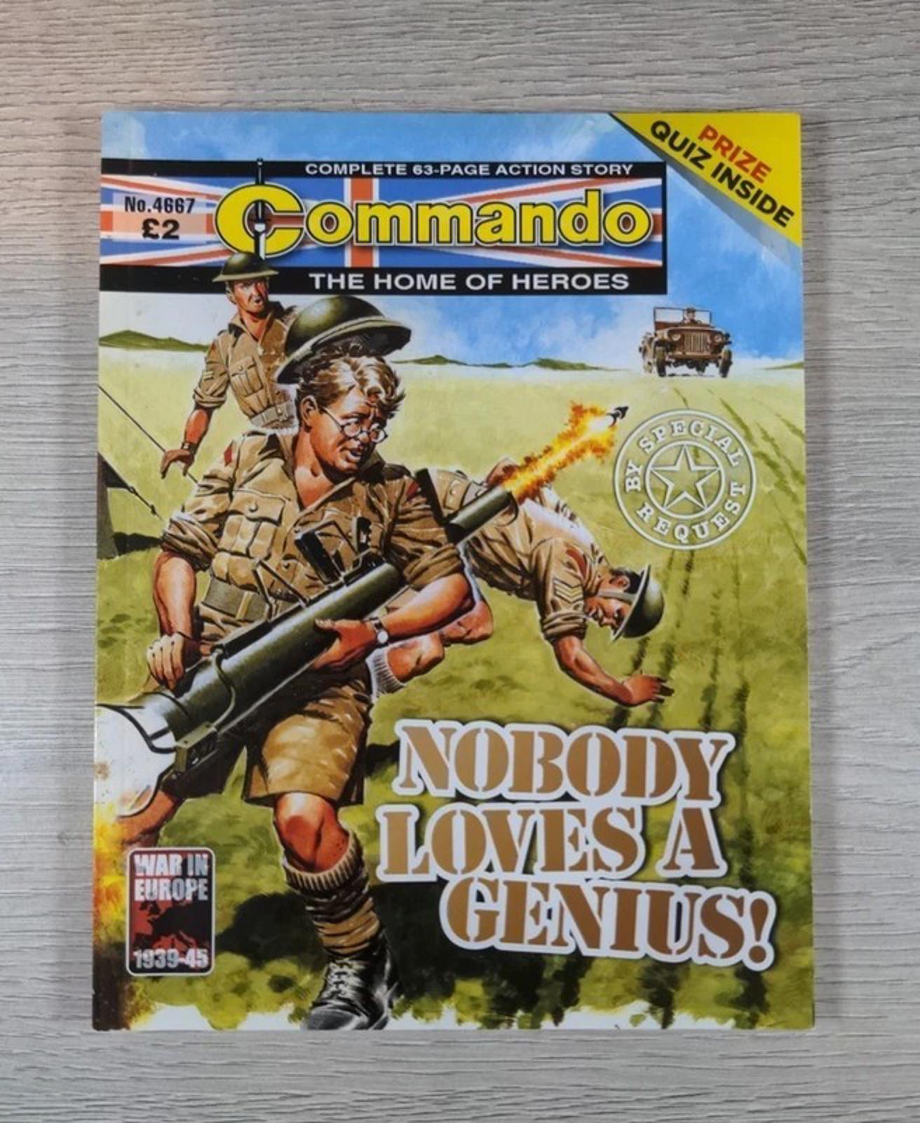 Commando Comic Issue Number 4667 Nobody Loves A Genius - Retrorama UK