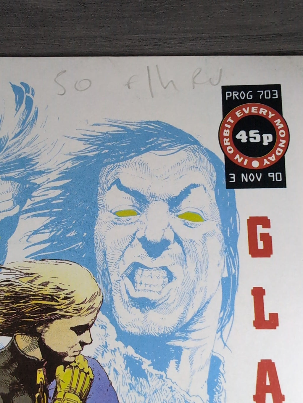 2000AD Prog 703 Featuring Judge Dredd Comic 3316 1990 Vintage Retro Comic