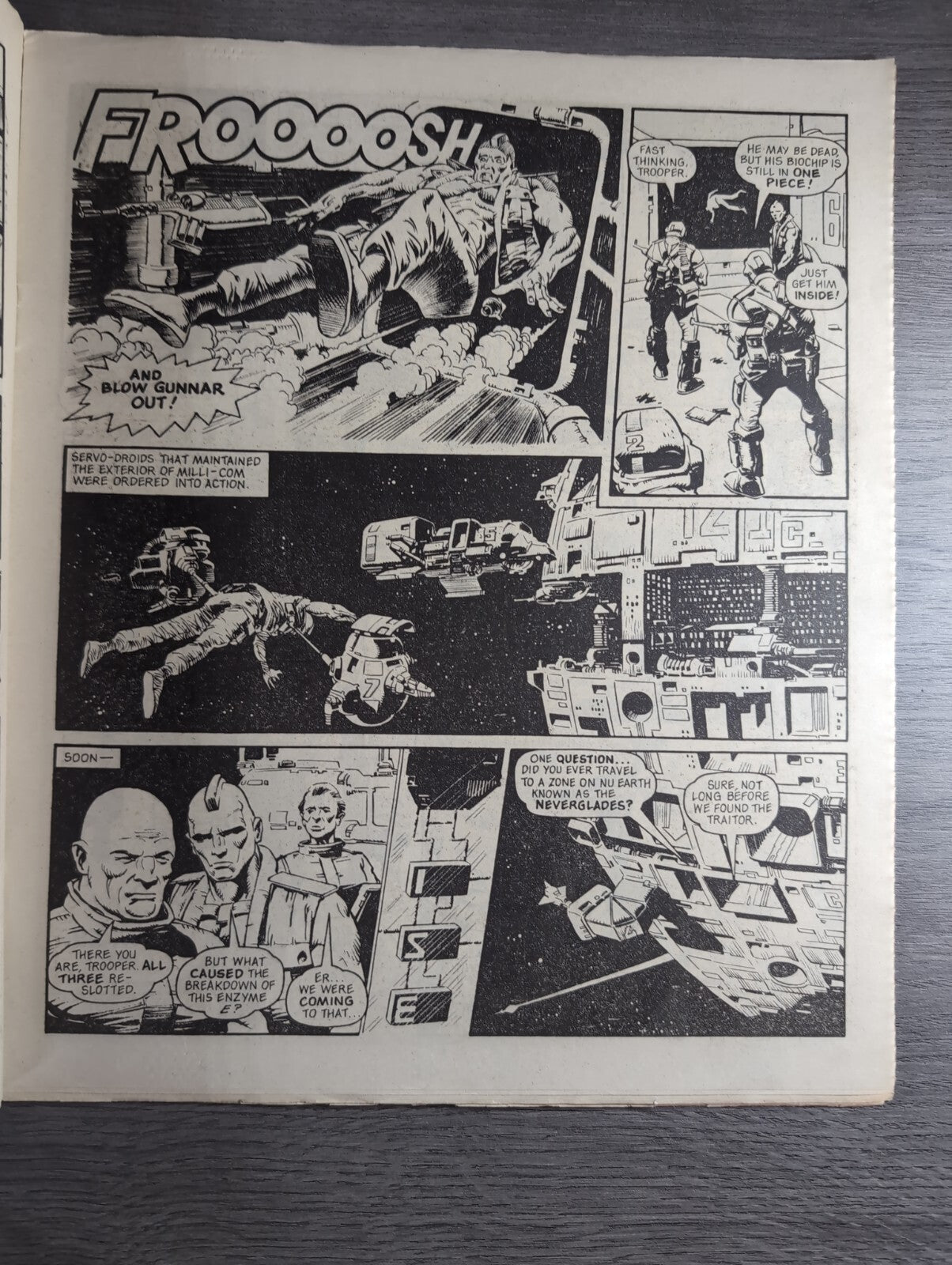 2000AD Prog 403 Featuring Judge Dread Comic 2nd Feb 1985 Vintage Retro Comic