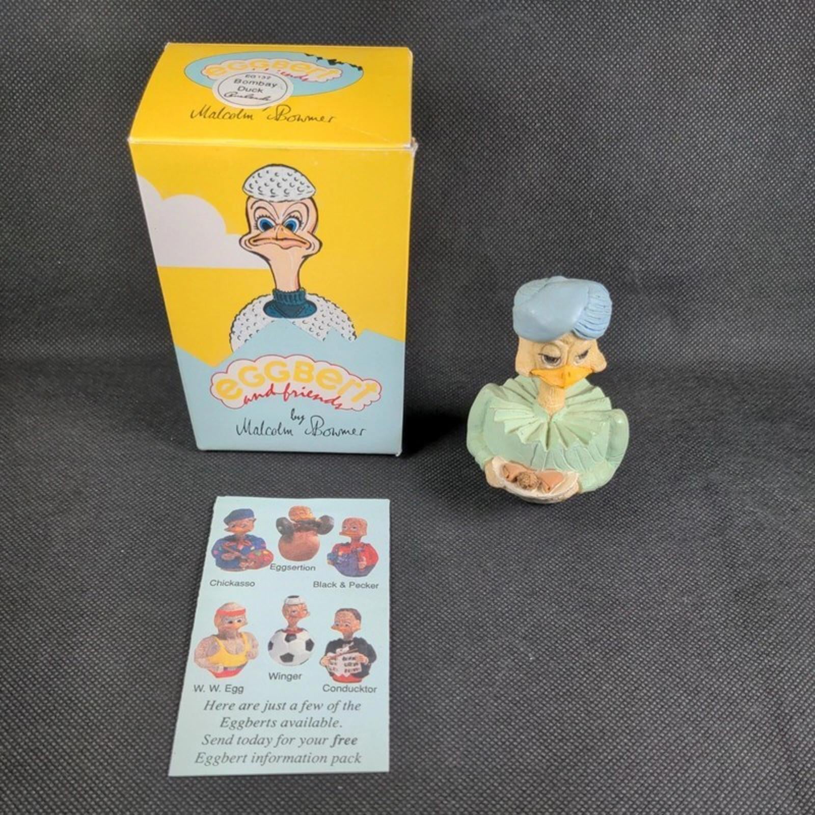 Eggbert And Friends  Bombay Duck Figure EG132 By Malcolm Bowmer