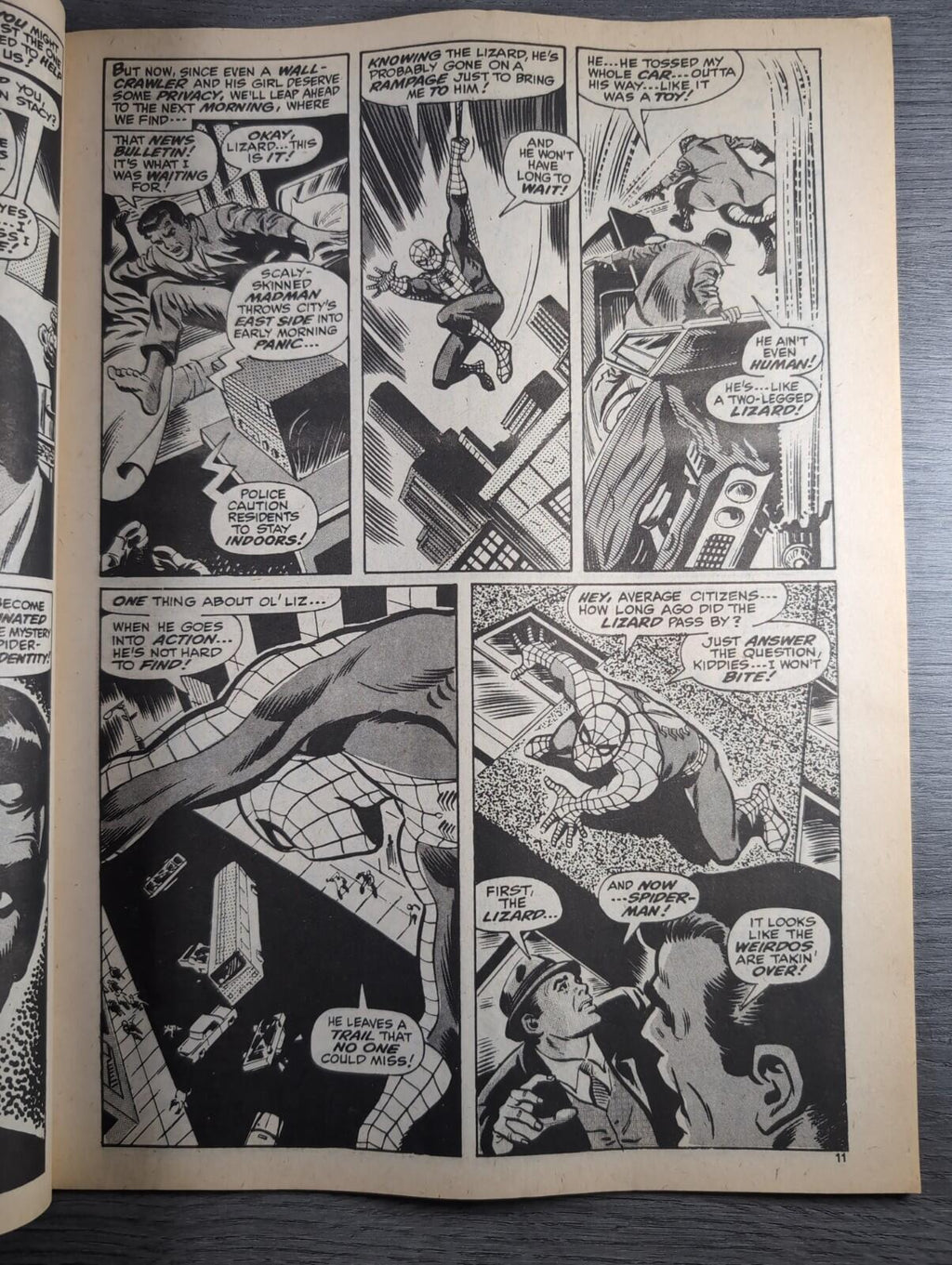 Spider-Man Comics Weekly No 92 Marvel Comics UK 16th November 1974 Vintage Comic