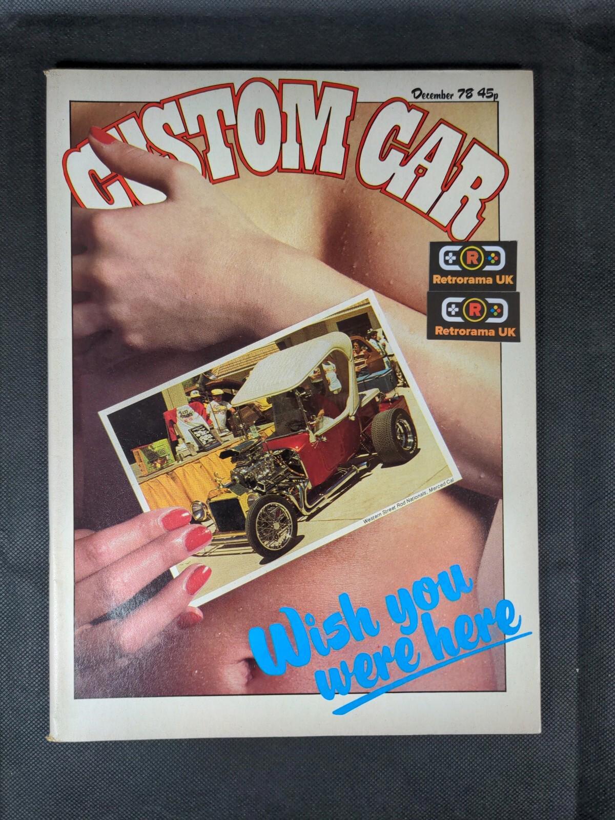 Custom Car Magazine Issue December 1978 Vintage Magazine - Retrorama UK