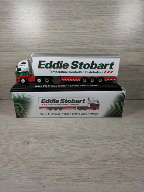 Atlas Editions Eddie Stobart Volvo FH Fridge Trailer - Emma Jade - H4663 Diecast - Retrorama UK