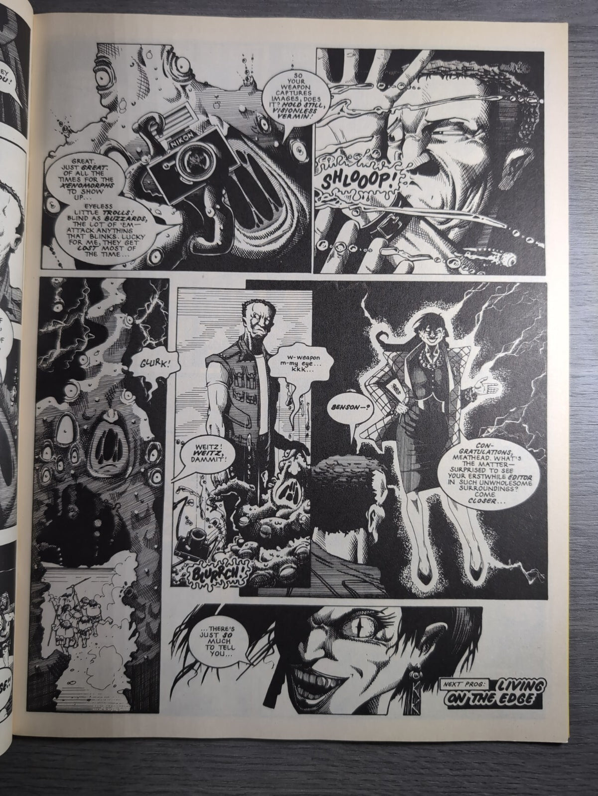 2000AD Prog 672 Featuring Judge Dredd Comic 31st March 1990 Vintage Retro Comic