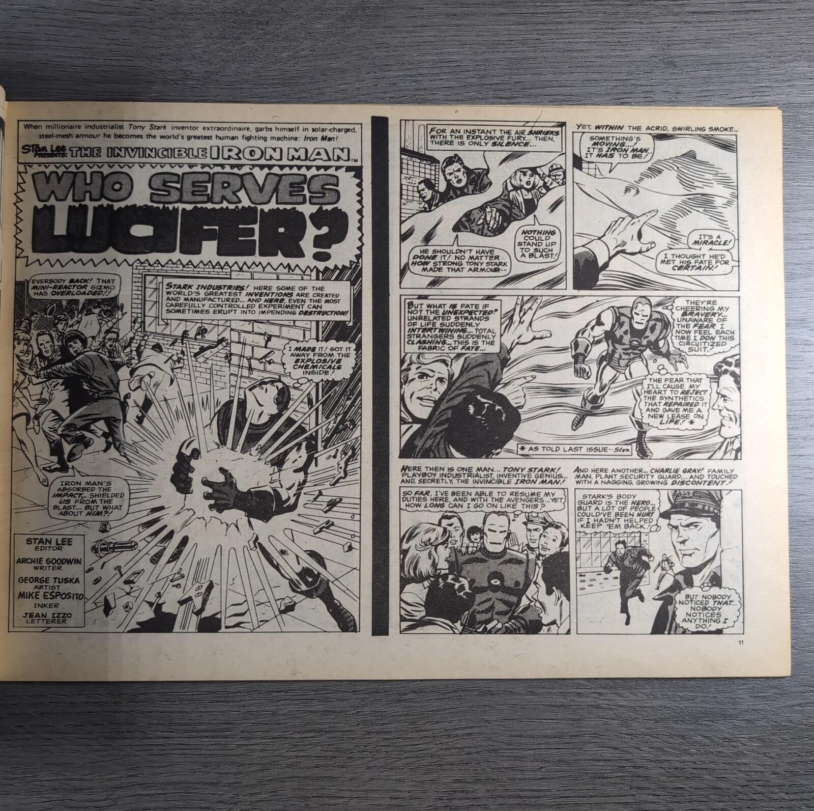 Super Spider-Man With The Super Heroes No. 193 Marvel Comics 20th October 1976