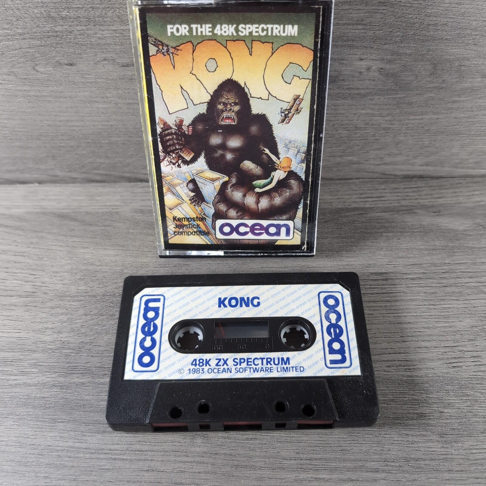 Kong ZX Spectrum 48K Game Tested & Working Vintage Video Game