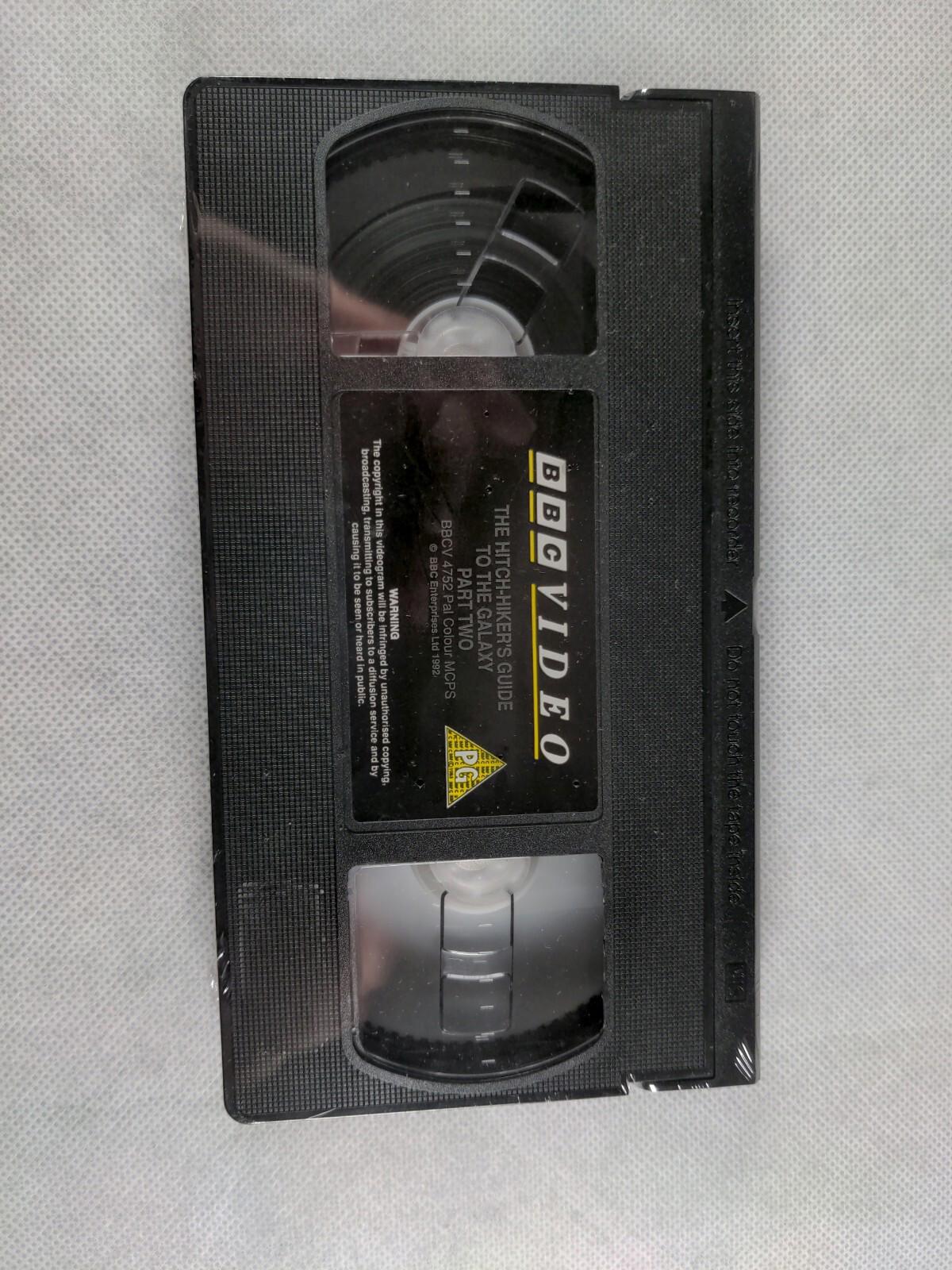 The Hitch Hikers Guide to the Galaxy Part 2 VHS Video Sealed Tape - Retrorama UK
