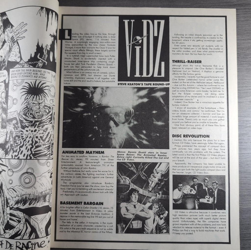 2000AD Prog 581 Featuring Judge Dredd 2nd July 1988 Vintage Comic
