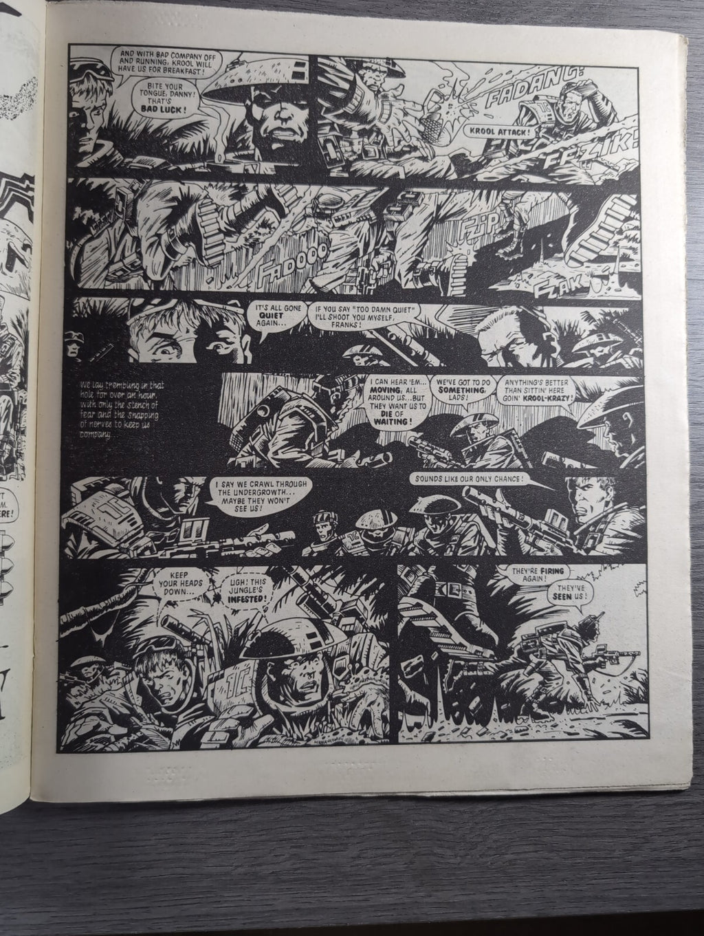 2000AD Prog 502 Featuring Judge Dread Comic 27th Dec 1986 Vintage Retro Comic