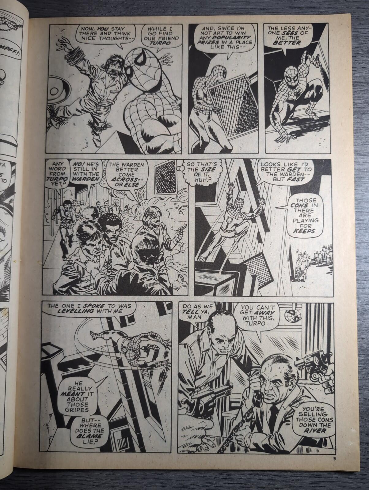 Spider-Man Comics Weekly No 135 Marvel Comics UK 13th September 1975