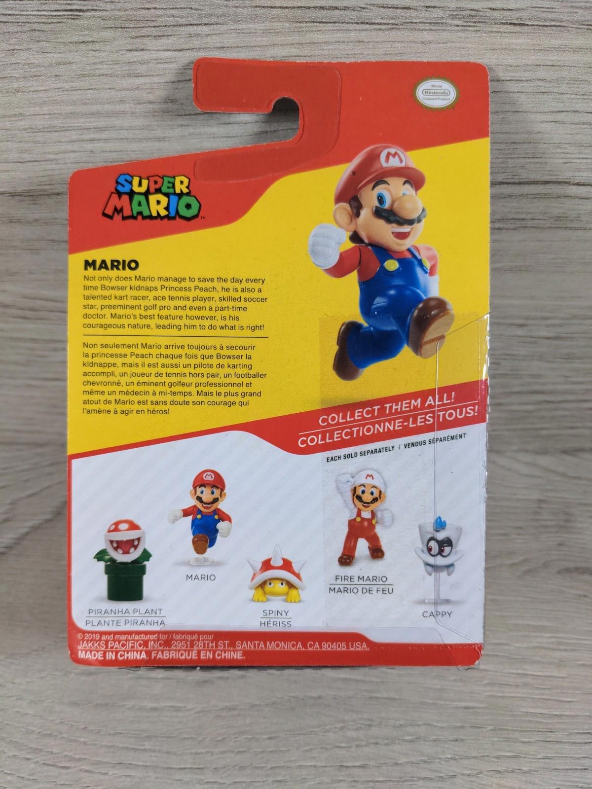Super Mario - Mario 5cm Action Figure Jakks Pacific - Factory Sealed Pack