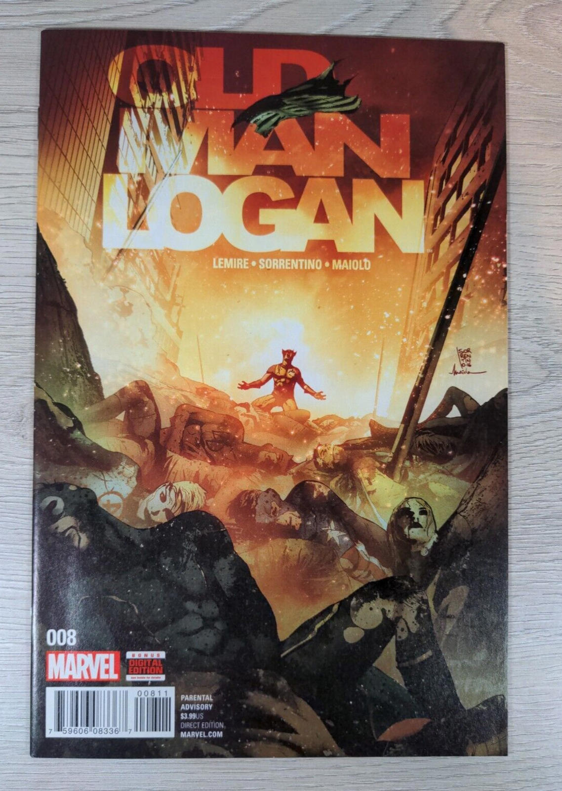 Marvel Comics - Old Man Logan - Issue No 8 - 2016 - Lemire-Sorrentino-Maiolo