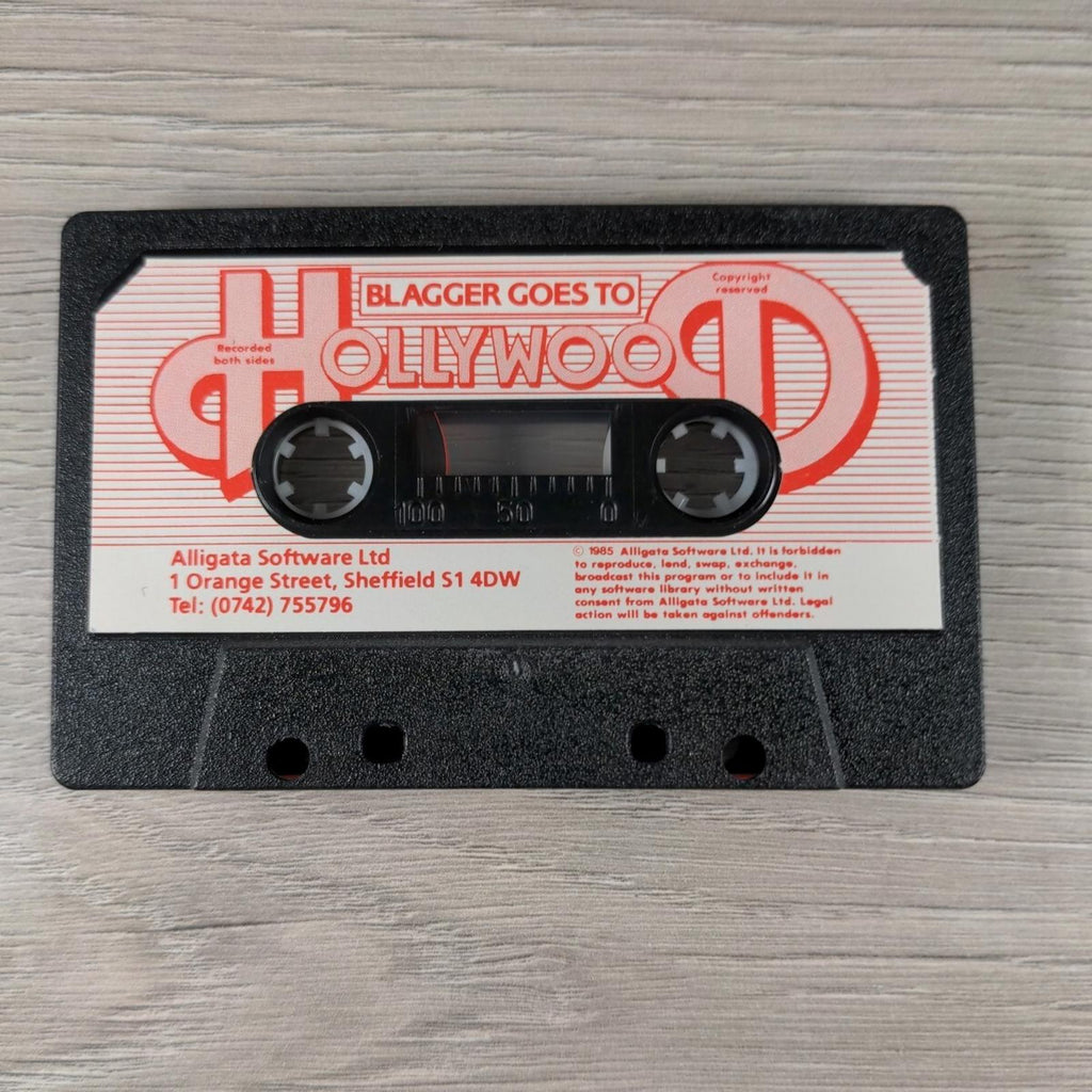 Blagger Goes To Hollywood Commodore 64 C64 Video Game Cassette Tested & Working