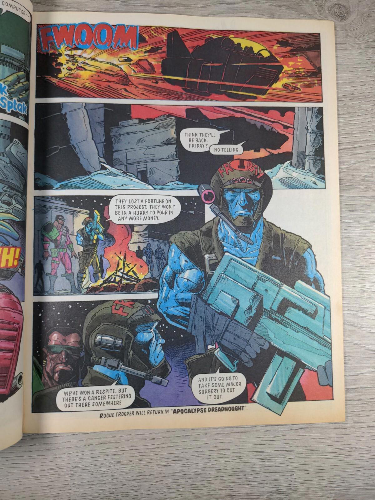 2000AD Featuring Judge Dredd Prog 741 July 1991 Vintage Comic - Retrorama UK