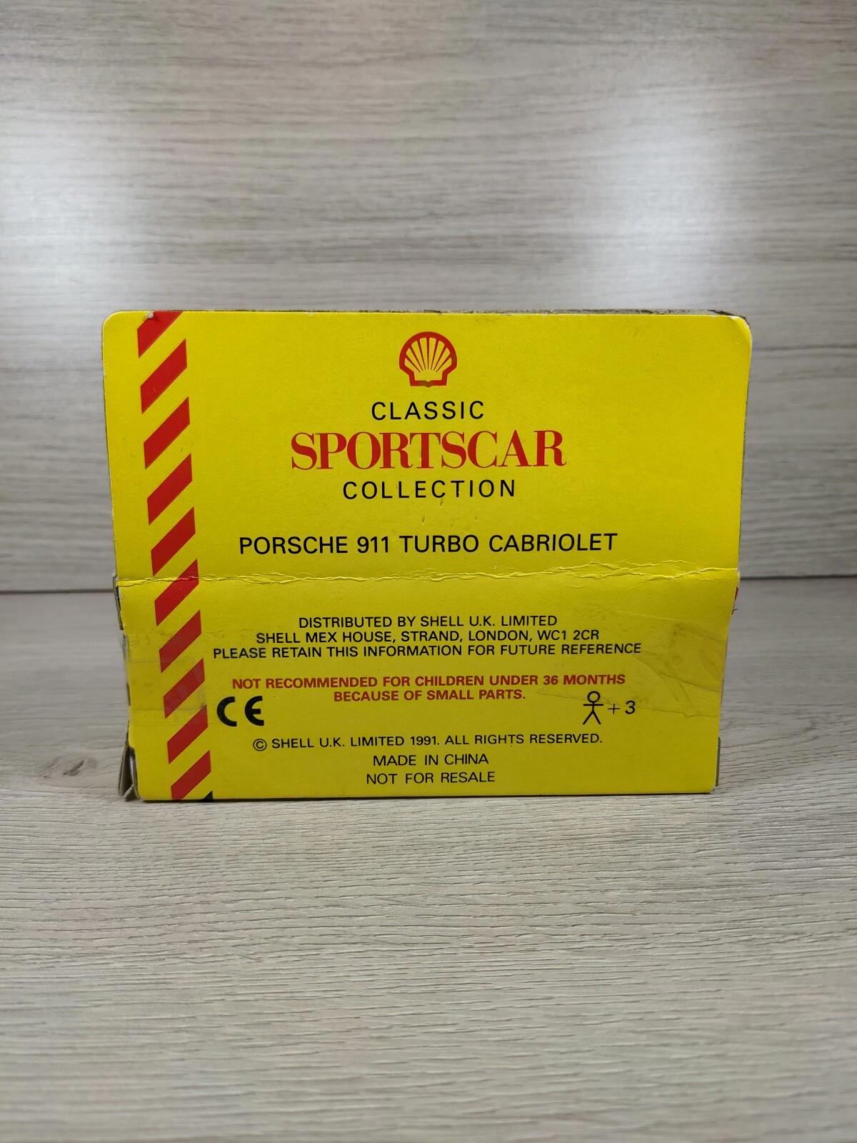 Shell Garage Classic Sports Car Collection Porsche 911 Turbo Cabriolet - Retrorama UK