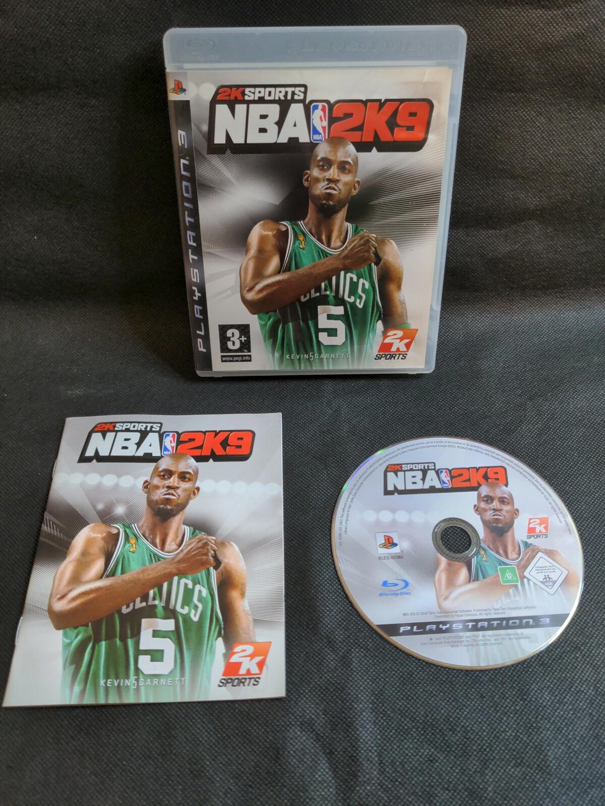 NBA 2K9 PlayStation PS3 3 Game 2K Sports Region 2 Age 3+