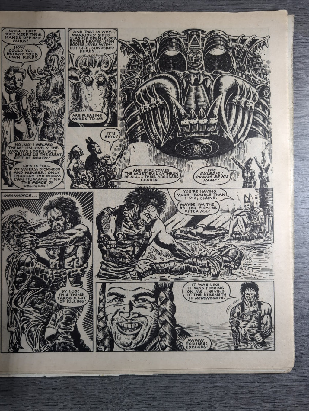 2000AD Prog 424 Featuring Judge Dread Comic 29th June 1985 Vintage Retro Comic