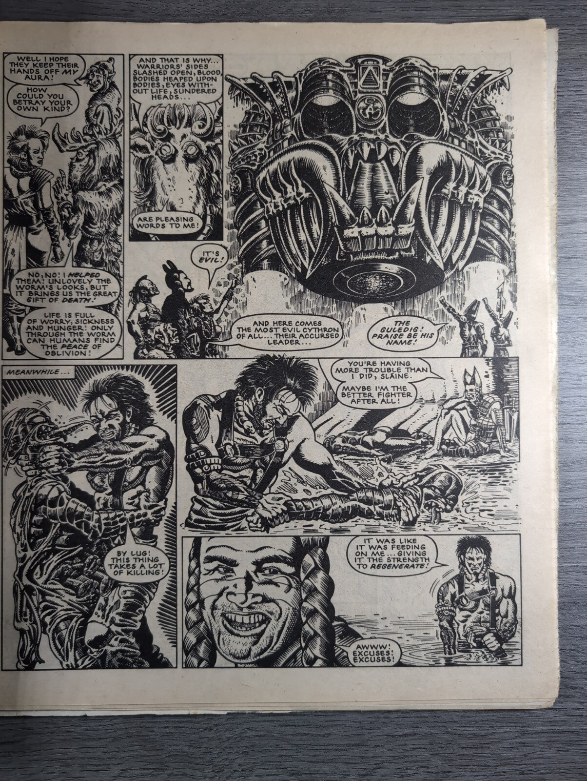 2000AD Prog 424 Featuring Judge Dread Comic 29th June 1985 Vintage Retro Comic