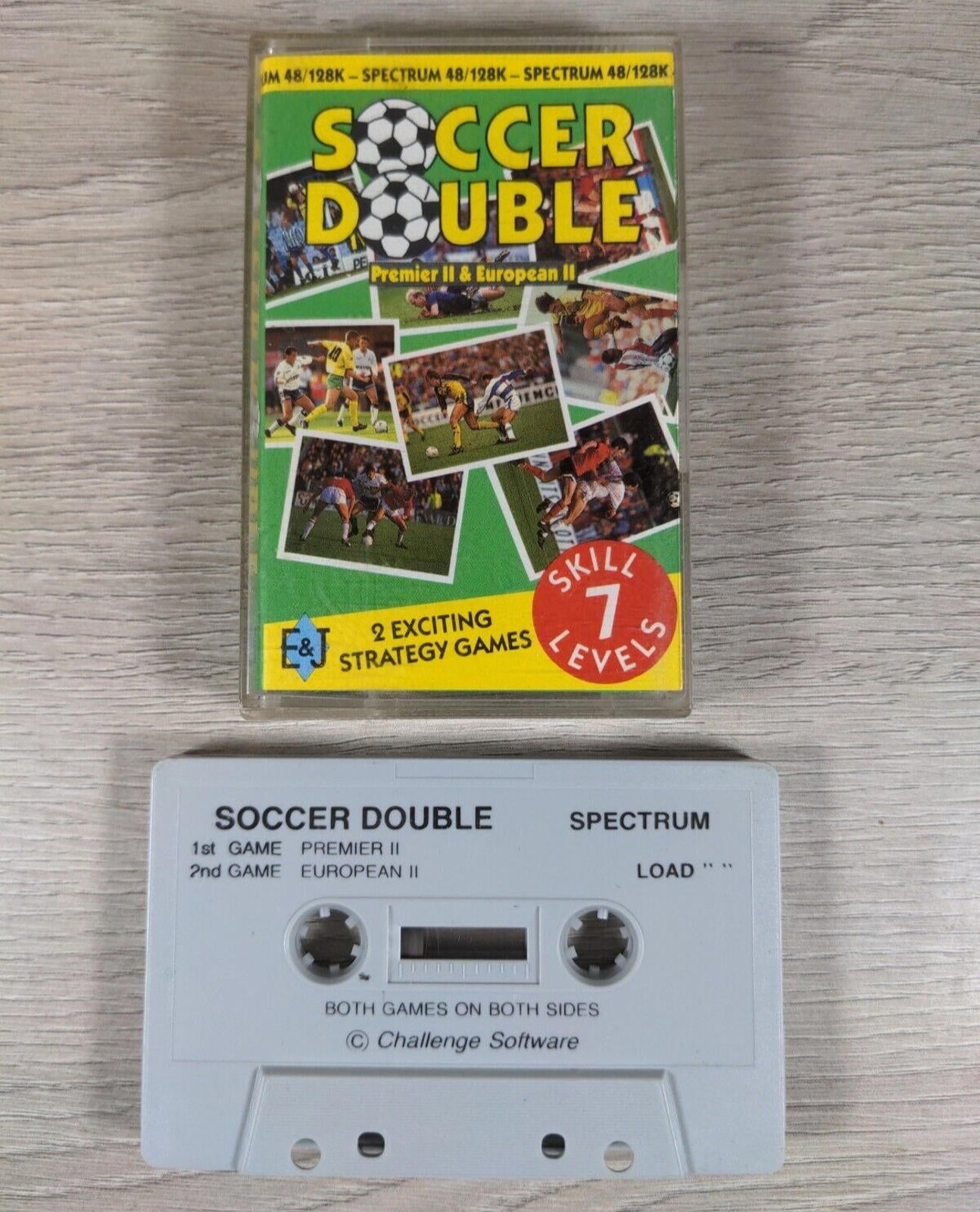 Soccer Double ZX Spectrum 48K 128K Game Cassette - Fully Tested & Working