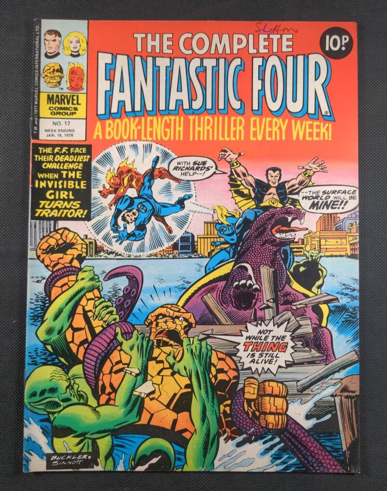 Marvel Comics - The Complete Fantastic Four - Issue No 17 January 1978
