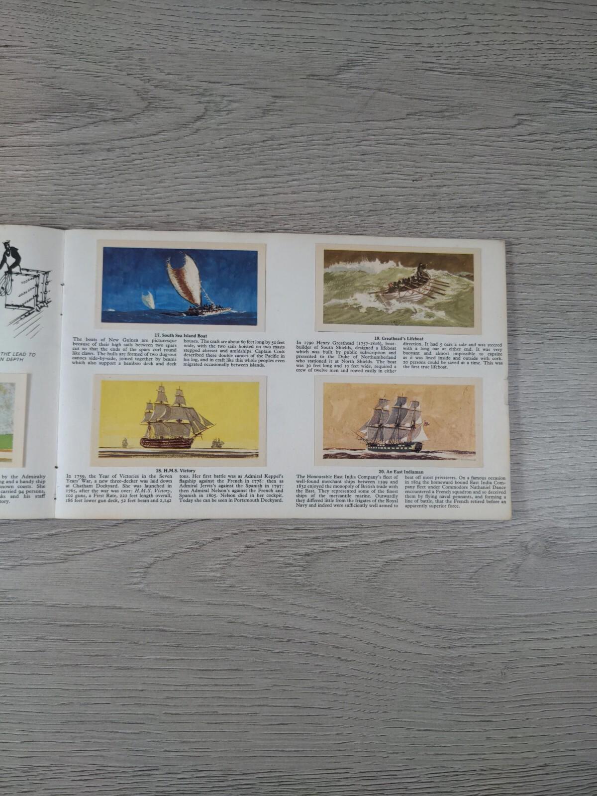 Brooke Bond Tea Cards: The Saga Of Ships Album Complete With All Cards In Set