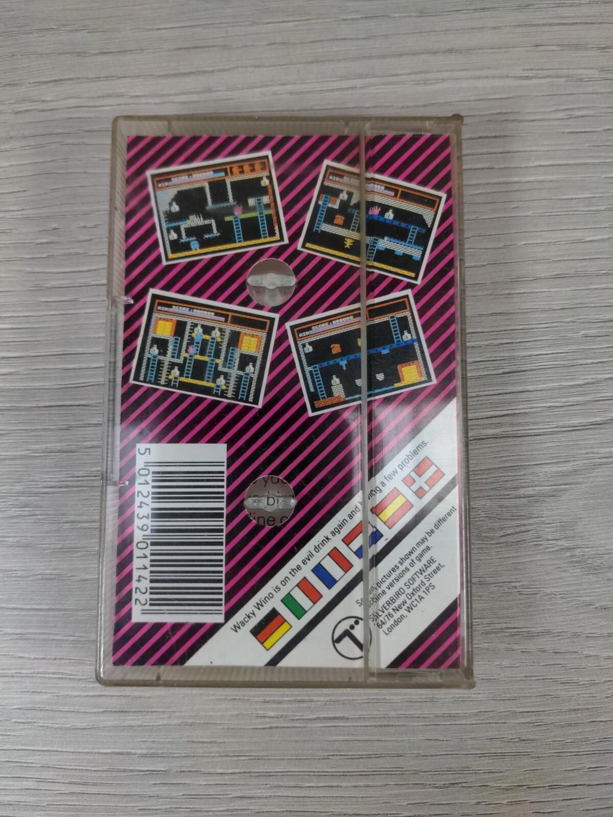 Mr Wino Commodore 64 C64 Video Game Cassette Silverbird Tested & Working