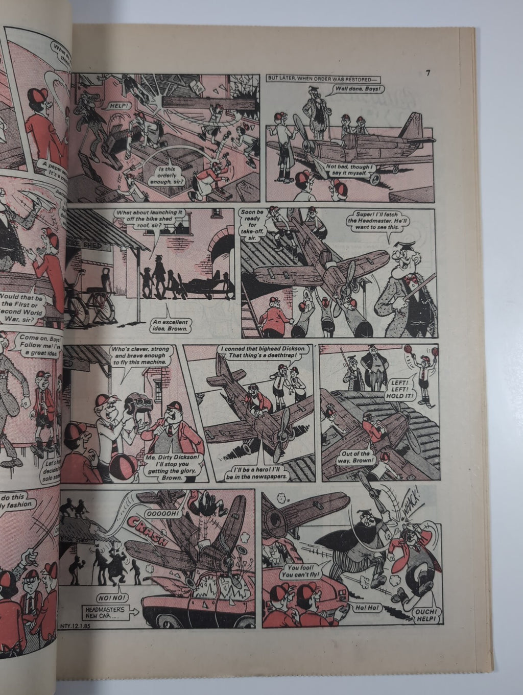 Nutty Comic Featuring Bananaman Issue No. 257 Jan 12th 1985 Vintage Retro Comic