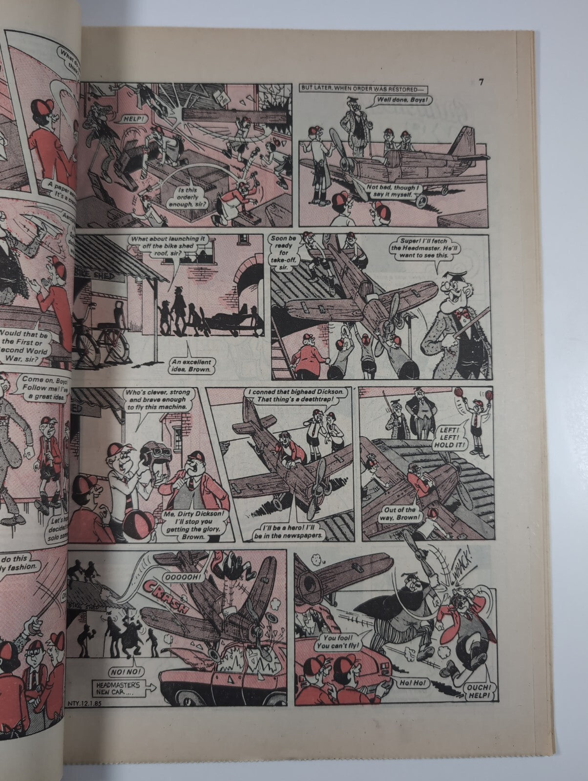 Nutty Comic Featuring Bananaman Issue No. 257 Jan 12th 1985 Vintage Retro Comic