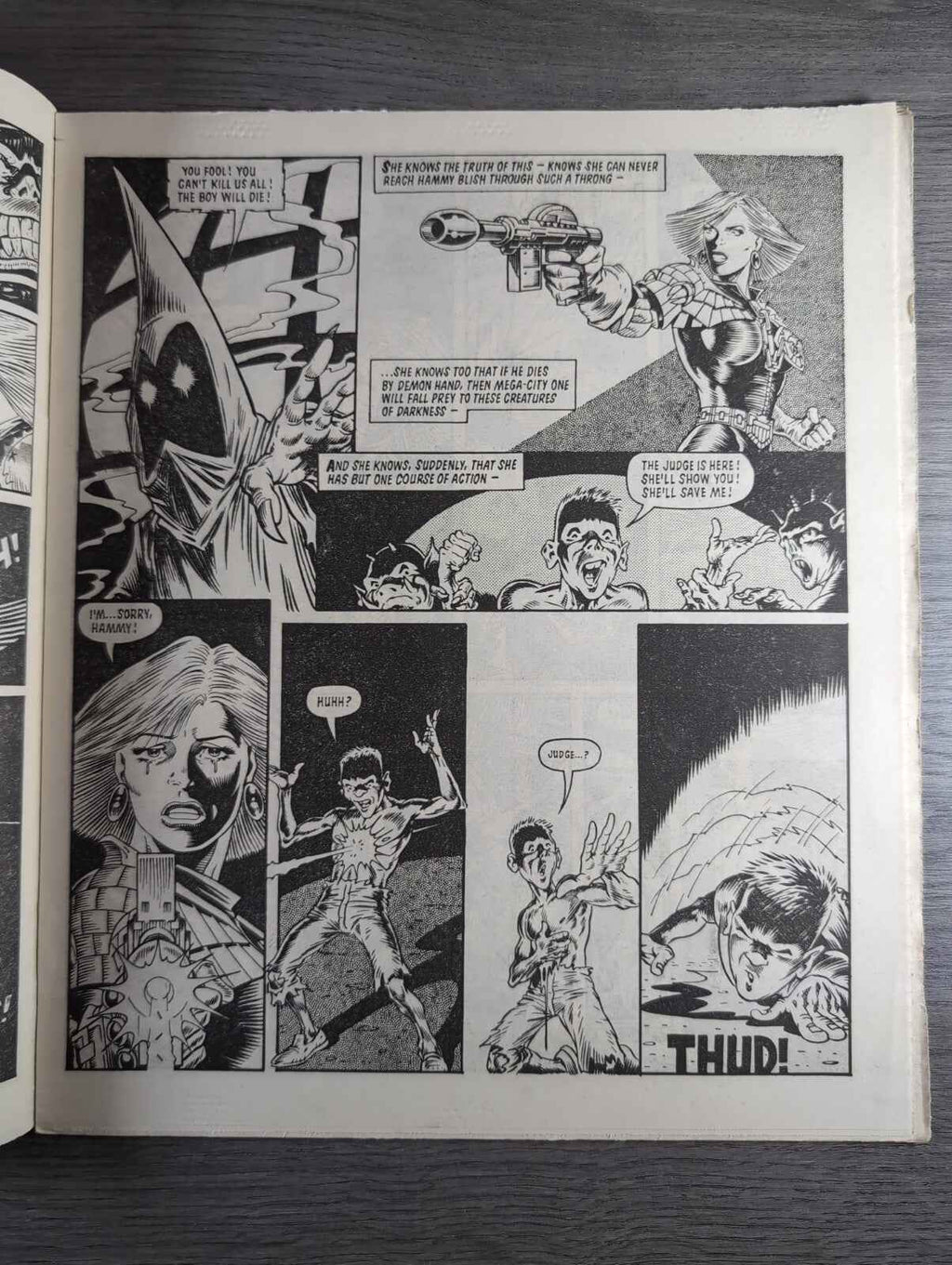 2000AD Prog 476 Featuring Juddge Dread Comic Date 28th June 1986 Vintage Comics