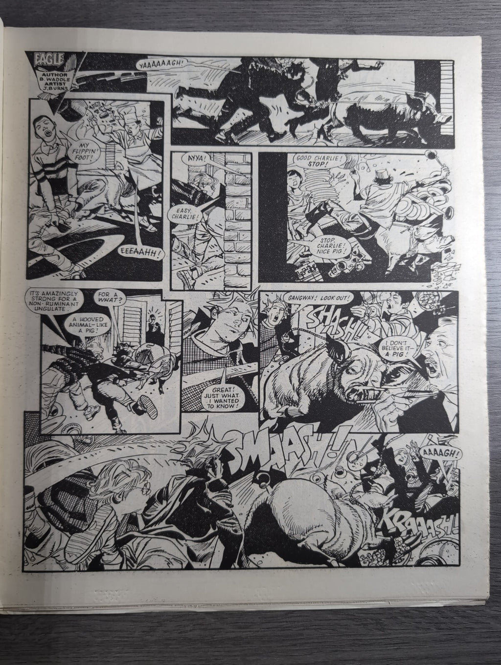 Eagle Comic Issue No. 225 12th July 1986 Vintage Retro UK Comic