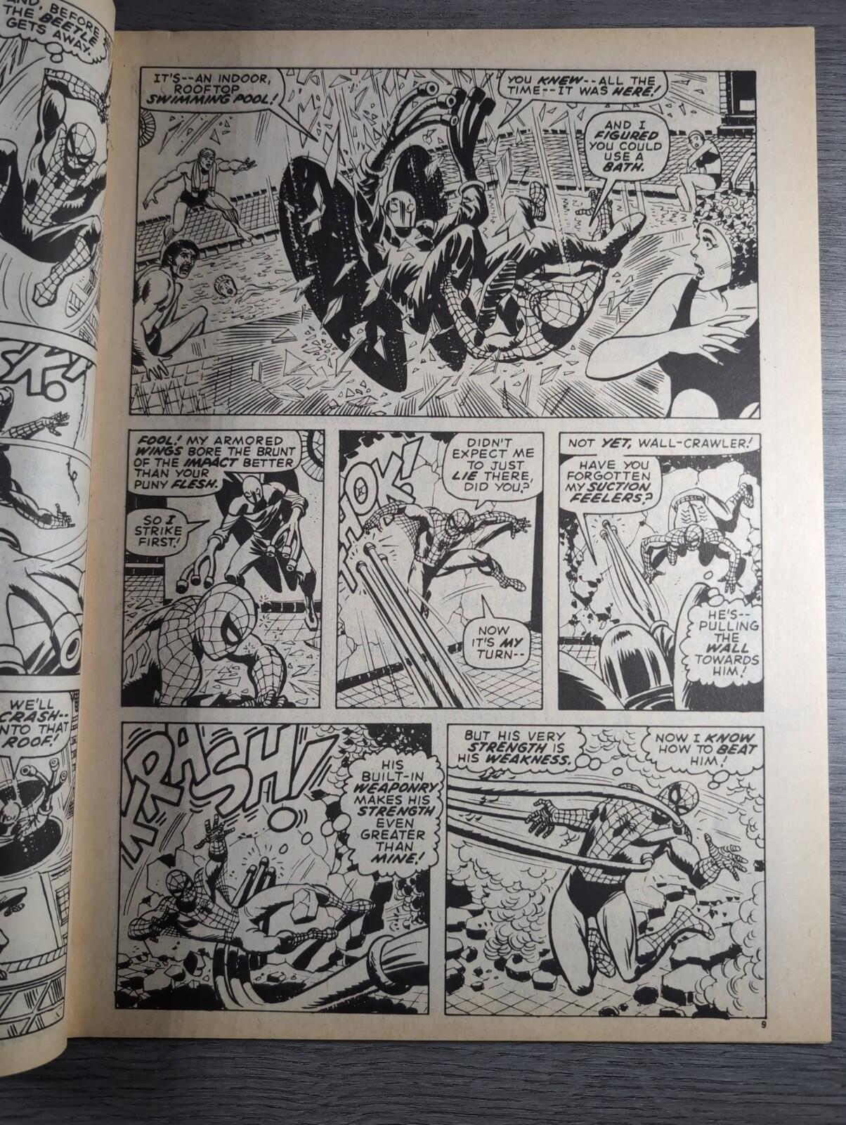 Spider-Man Comics Weekly No 126 Marvel Comics UK 12th July 1975 Vintage Comic