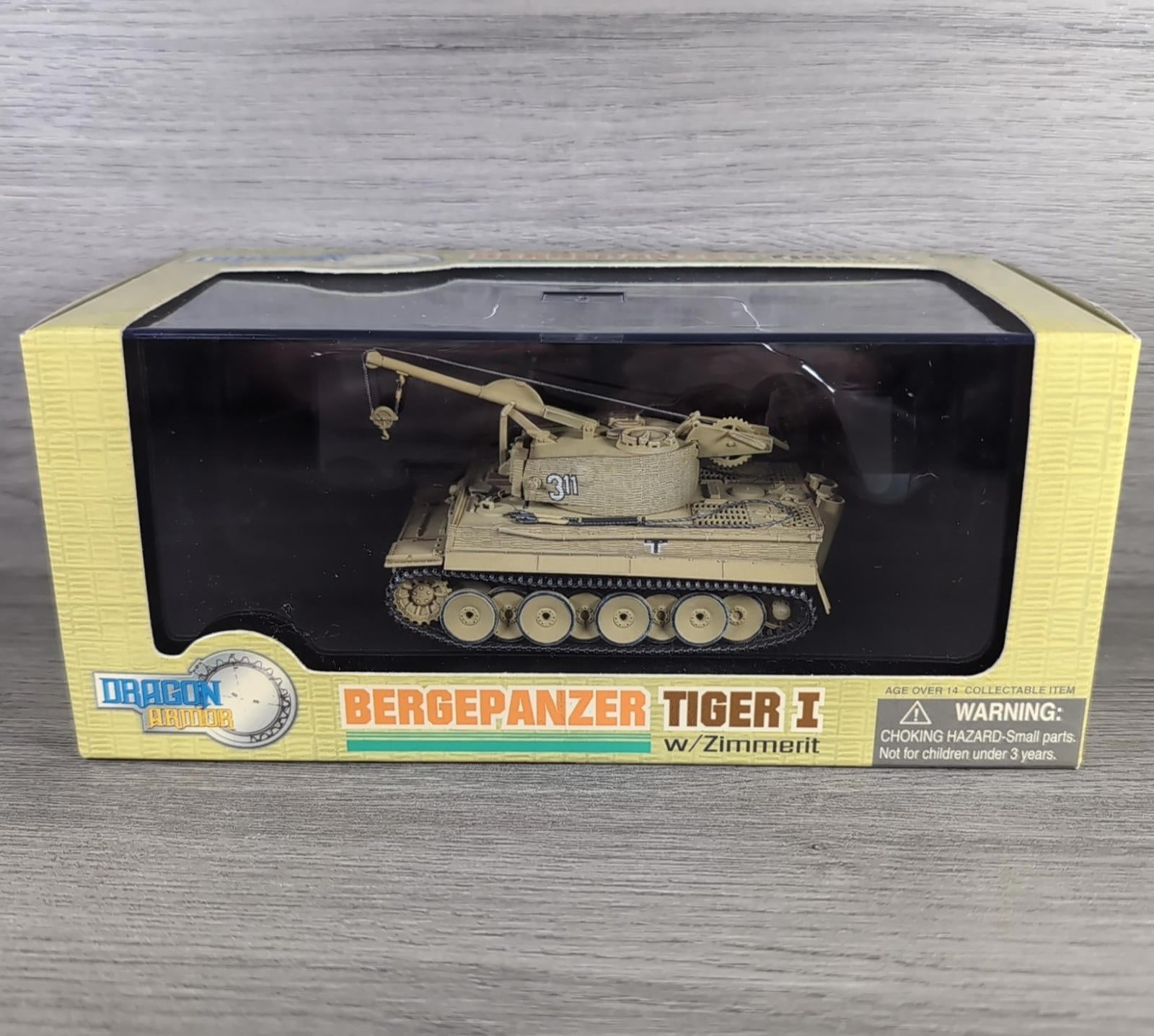 Dragon Armor BergePanzer Tiger I w/Zimmerit Italy 1944 1:72 Scale Model 60039