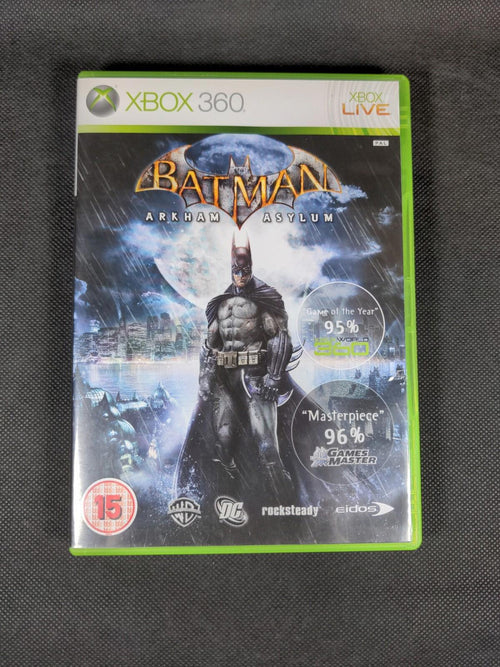 Batman Arkham Asylum Xbox 360 Game + Manual Tested & Working - Retrorama UK